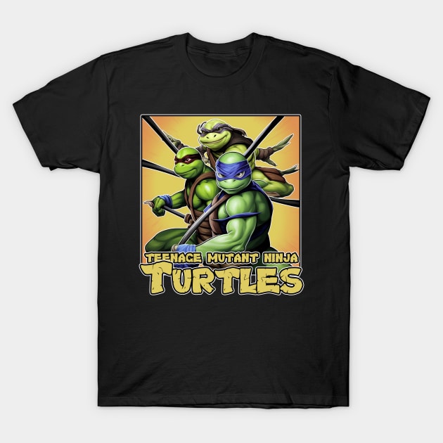 Teenage Mutant Ninja Turtles T-Shirt by Brom Store